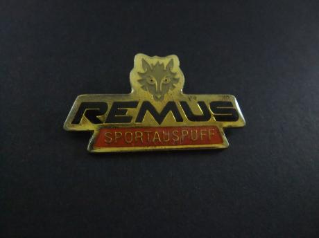Remus fabrikant van sportuitlaten , logo